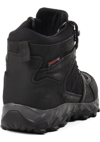 152-16371 Siyah Nubuk Deri Erkek Outdoor Bot