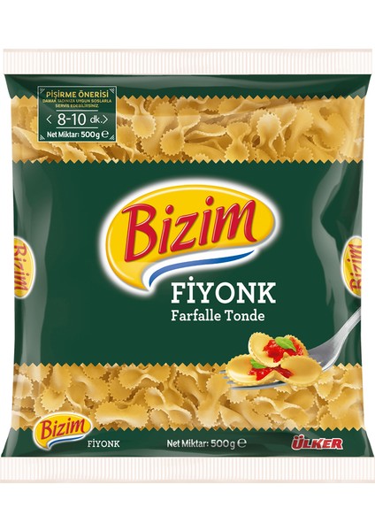 Ülker Bizim Makarna Fiyonk 20 x 500 gr