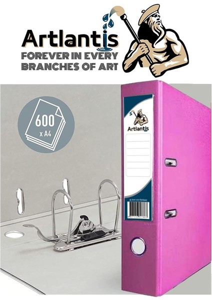 Büro Klasörü Pembe Geniş 2 Adet Plastik Geniş Pembe Klasör Halkalı Paslanmaz Çelik Klipsli 2 Adet fiyatları