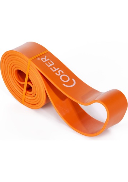 Cosfer Latex Güç Bandı 45 mm Turuncu