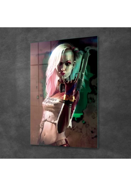 Cam Tablo Harley Quinn Cyberpunk