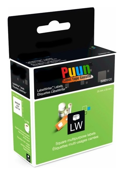 Dymo Lw S0929120 Çok Amaçlı Muadil Adres Etıketı 750 Etiket/paket 25MM x 25M