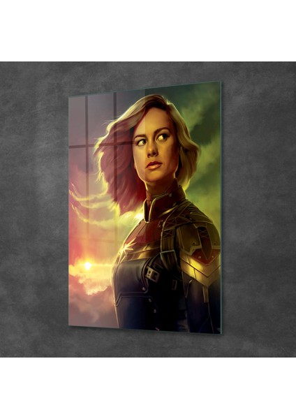 Cam Tablo Captain Marvel fiyatları