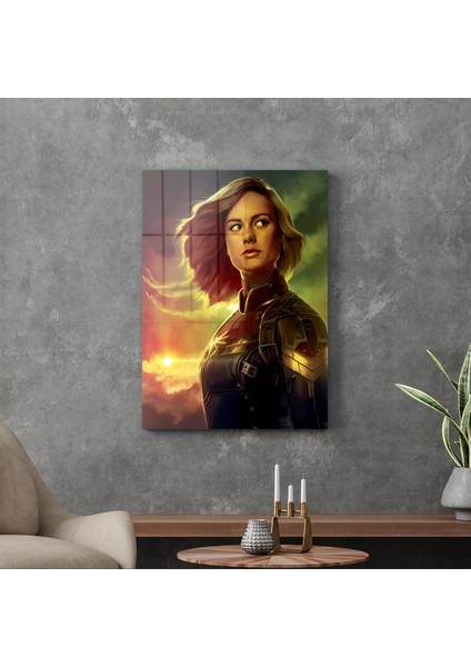 Cam Tablo Captain Marvel modelleri