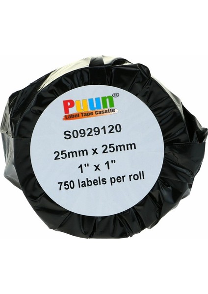Dymo Lw S0929120 Çok Amaçlı Muadil Adres Etıketı 750 Etiket/paket 25MM x 25M Labelwriter LW310, LW320, LW330, LW400, LW450, Twin, Duo, 4xl