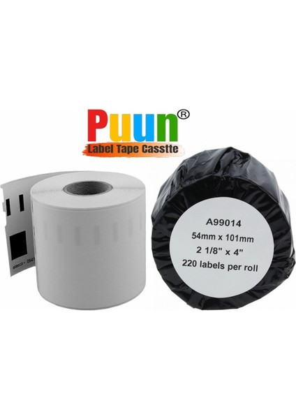 Dymo Lw 99014 Muadil Sevkıyat Etıketı 220 Etiket/paket 54MM x 101MM Labelwriter LW310, LW320, LW330, LW400, LW450, Twin, Duo, 4xl
