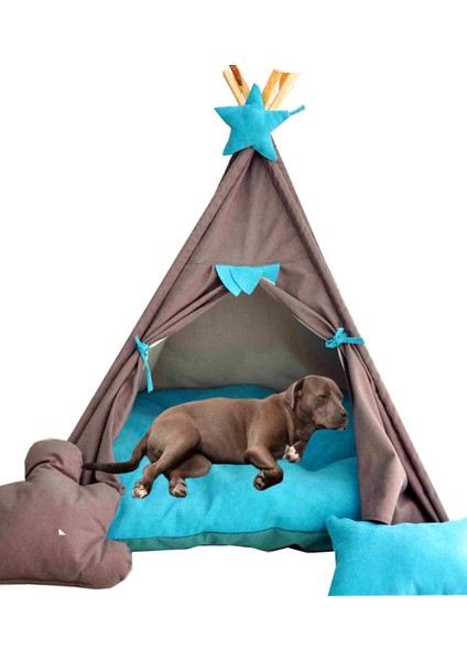 Büyük Irk Köpekler Için Çadır Yırtılmaz Kumaş Yıkanabilir Soft Minderli