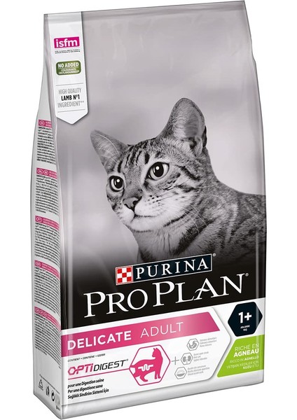 Proplan Delicate Kuzulu 1,5kg Kuru Kedi Maması Optidigest Adult Yetişkin Seçici Kedi Maması