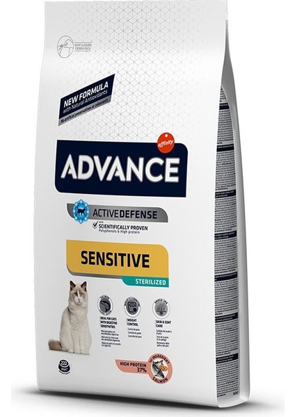 Sensitive Sterilised 1,5kg Somonlu Kısır Kedi Maması Kısırlaştırılmış Hassas Kedi Maması