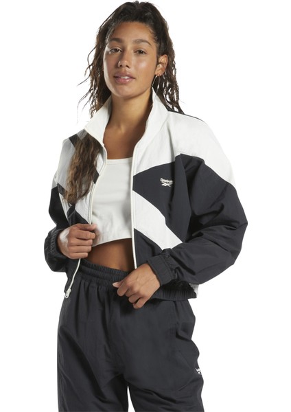 Siyah Kadın Zip Ceket HH9752 cl Ae Fr Tt