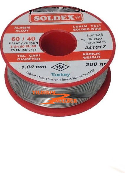 Lehim Teli Soldex 0.50MM 100GR Leyim Teli Havya Kaynak Teli