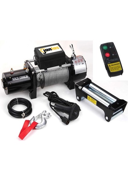 Extreme 13000 Lbs Çelik Halat 4x4 Offroad Vinç