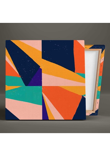 Geometrik Desenler Modern Sanat Soyut Dekoratif Kanvas Tablo fiyatları