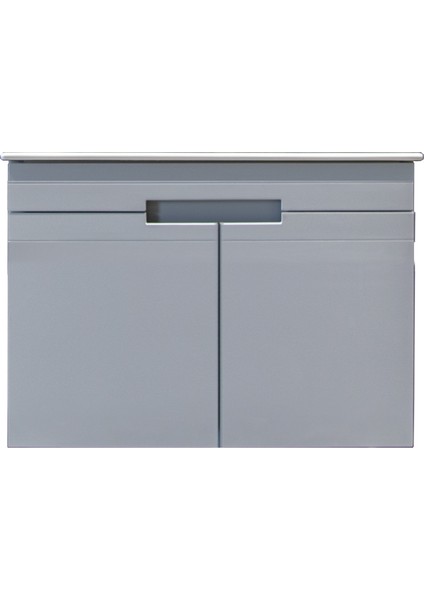 Meta Lavabo Dolabı Mat Gri 91 cm KB.110010