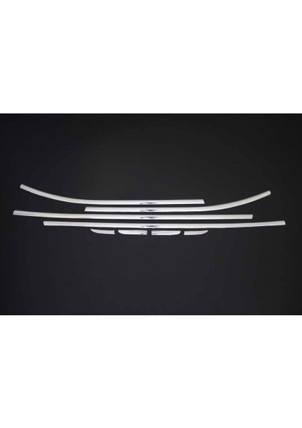 Renault Clio 4 Hb 5d Cam Çıtası 8 Parça Paslanmaz Çelik 2012 >