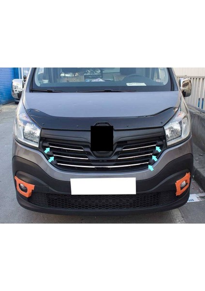 Renault Trafic 3 Van Ön Panjur 5 Parça Paslanmaz Çelik 2015 > fiyatları