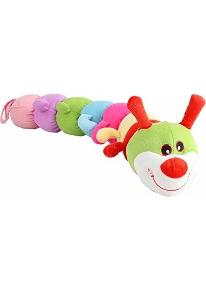 Jasper Toys Peluş Tırtıl 100 cm Canlı Renkli