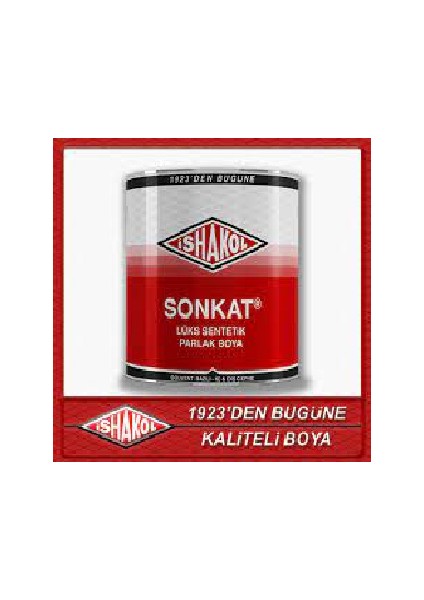 Ishakol Lüks Sentetik Parlak Boya 0,75LT Beyaz