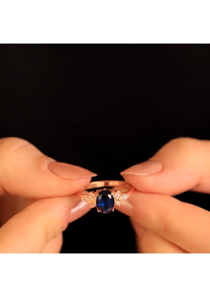 925 Ayar Gümüş Lotus Motifli Zirkon Taşlı Yüzük fırsatları