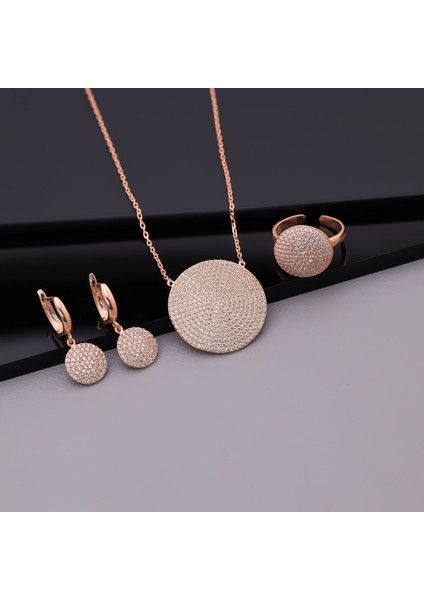 925 Ayar Gümüş Circular Tasarım Set