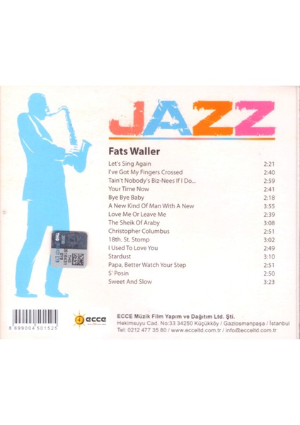 Fats Waller - Fats Waller CD