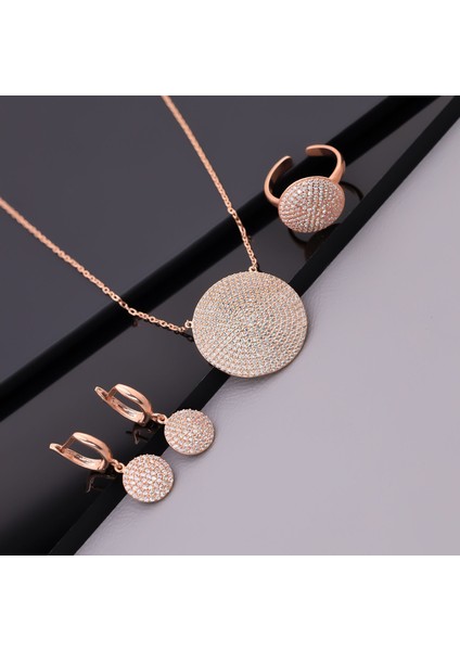 925 Ayar Gümüş Circular Tasarım Set