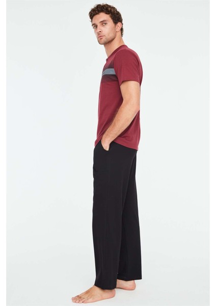 - Erkek Mürdüm Battal Pijama Takımı