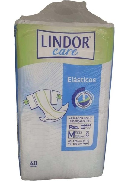 Lindor Care 7 Damla Orta Boy Medium Bağlamalı Hasta Bezi 40'lı Paket fiyatları