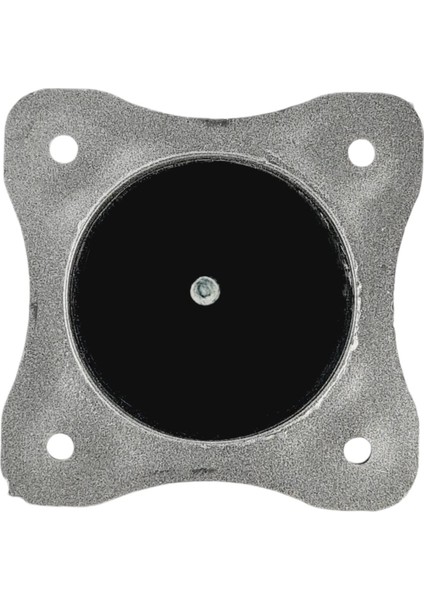 42 Lık 10 cm Mat Krom Plastik Yuvarlak Ayak ( 4 Adet )