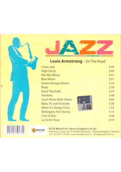 Louis Armstrong - On The Road CD