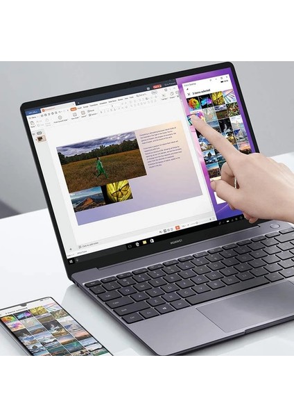 Huawei Matebook x Pro 2022 14.2" Uyumlu Ekran Koruyucu Kırılmaz Nano Esnek 2 Adet