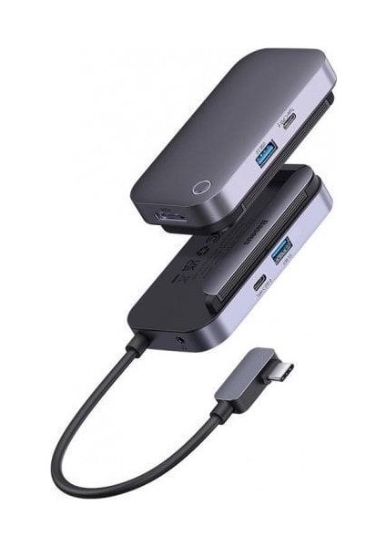 PadJoy Type-C (PD) HUB Adaptör 4K HD HDMI + USB 3.0 + Type-C (PD)