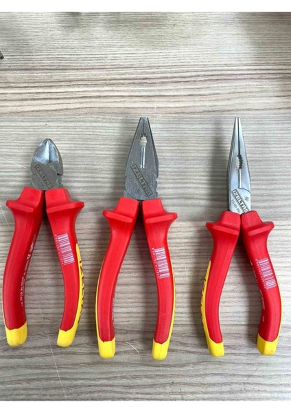 1000 V Pense 160 Mm Yan Keski 140 Mm Kargaburun 160 Mm 3 Lü Set