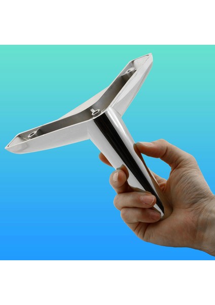 Lüks Mobilya Kanepe Sehpa Tv Ünitesi Koltuk Ayağı 12 cm Parlak Krom Baza Ayak fiyatları