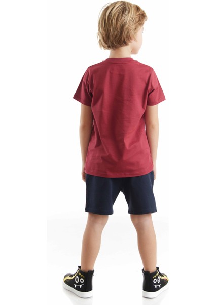 Süper Güçlü Erkek Çocuk T-Shirt Şort Takım