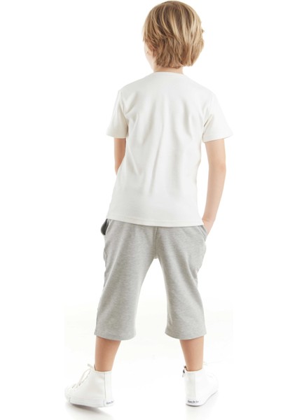 Hey Dude Erkek Çocuk T-shirt Kapri Şort Takım
