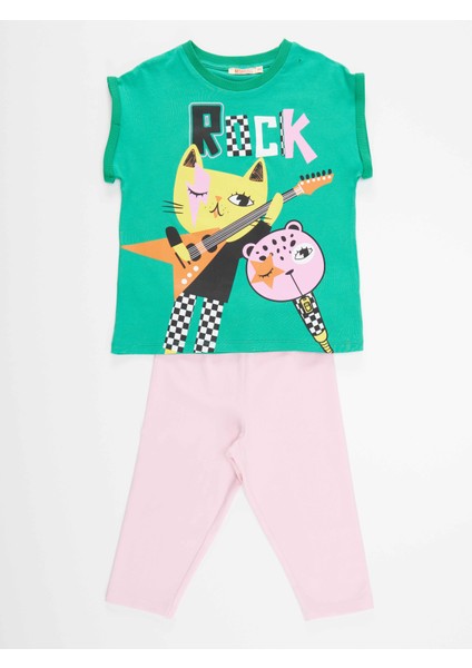Rock Kankalar Kız Çocuk Tunik Tayt Takım modelleri