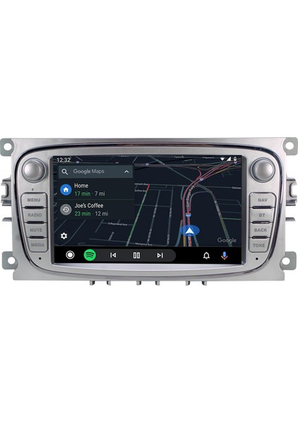 Ford Focus 2 Android 12 Carplay Özellikli Navigasyon Multimedya Ekran 2gb Ram + 32GB HDD
