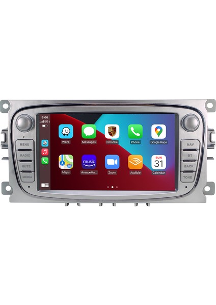 Ford Galaxy Android 12 Carplay Özellikli Navigasyon Multimedya Ekran 2gb Ram + 32GB HDD