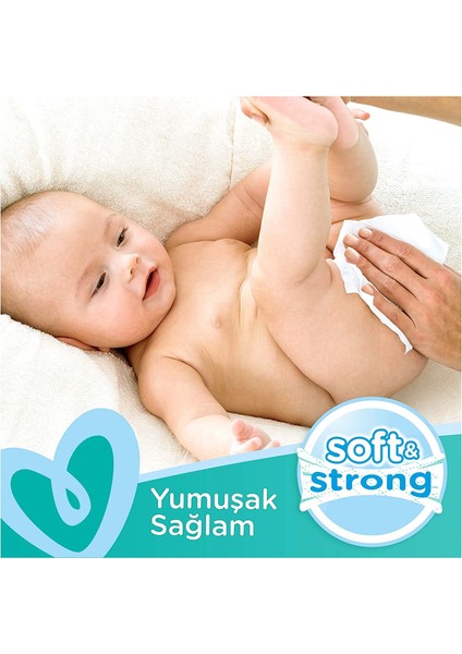 Islak Havlu Mendil Temiz ve Ferah Bebek Kokulu (12'li Set) (4 Paket x 3) 624 Yaprak indirimleri
