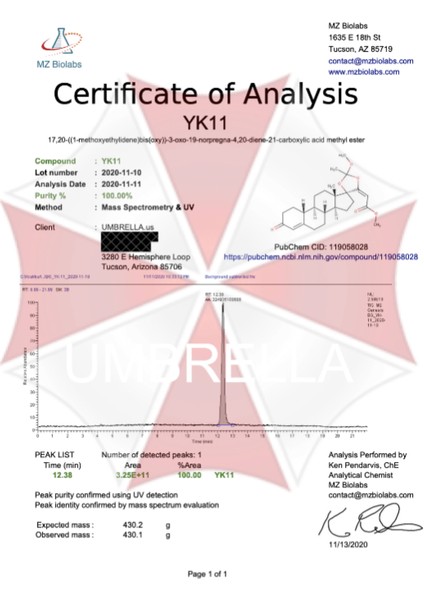 Yk-11 30 ml 10 mg 30 Servis fırsatları