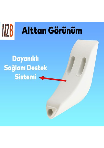 Lüks Mobilya Kanepe Sehpa Tv Ünitesi Koltuk Ayağı 10 cm Beyaz Baza Ayak indirimleri