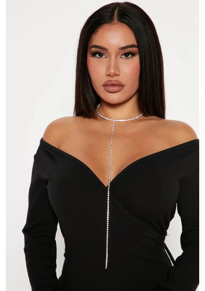 Kadın Su Yolu Choker Kolye