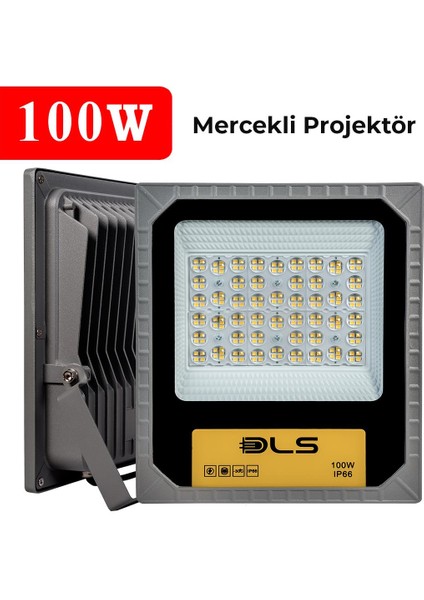 Dls 100W Led Projektör Park Bahçe Çevre Site Bina Tabela Dış Mekan Led Lamba