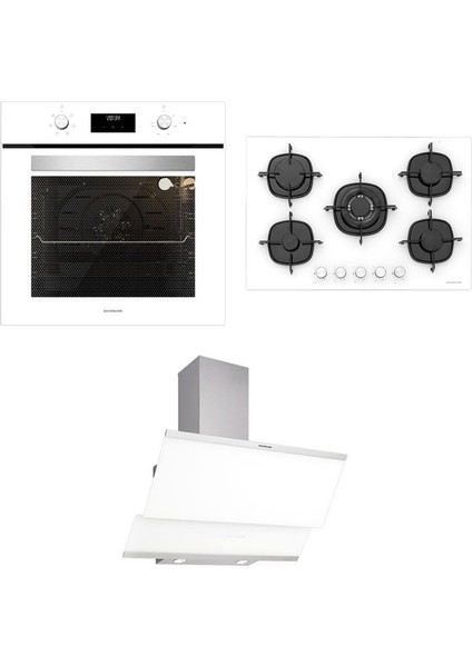Ankastre Set; BO6502W01 Fırın, CS5365W01 Ocak, Classy 90CM Davlumbaz
