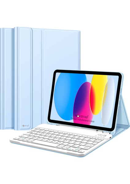 iPad (A16) 11. Nesil iPad 10. Nesil 10.9 inç ile Uyumlu Bluetooth Klavyeli Tablet Kılıfı