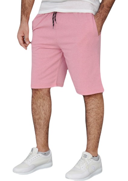 Erkek Pudra Iki Iplik %85 Pamuk %15 Polyester Rahat Kalıp Günlük Bermuda Şort modelleri