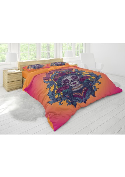 Erays Home Mexican 3D Çift Kişilik Nevresim Takımı