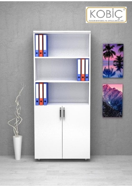 Dosya Dolabı Yarım Kapak 80X35X185 cm (BEYAZ) modelleri