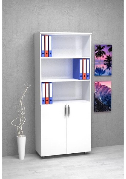 Dosya Dolabı Yarım Kapak 80X35X185 cm (BEYAZ) fırsatları
